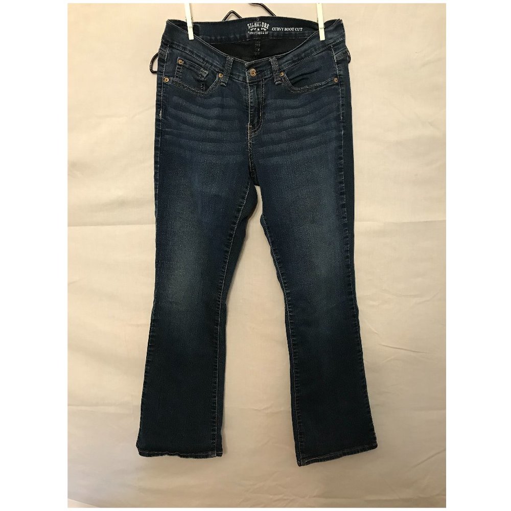 Dark Blue Levi's Curvy Boot Cut Jeans 12 M